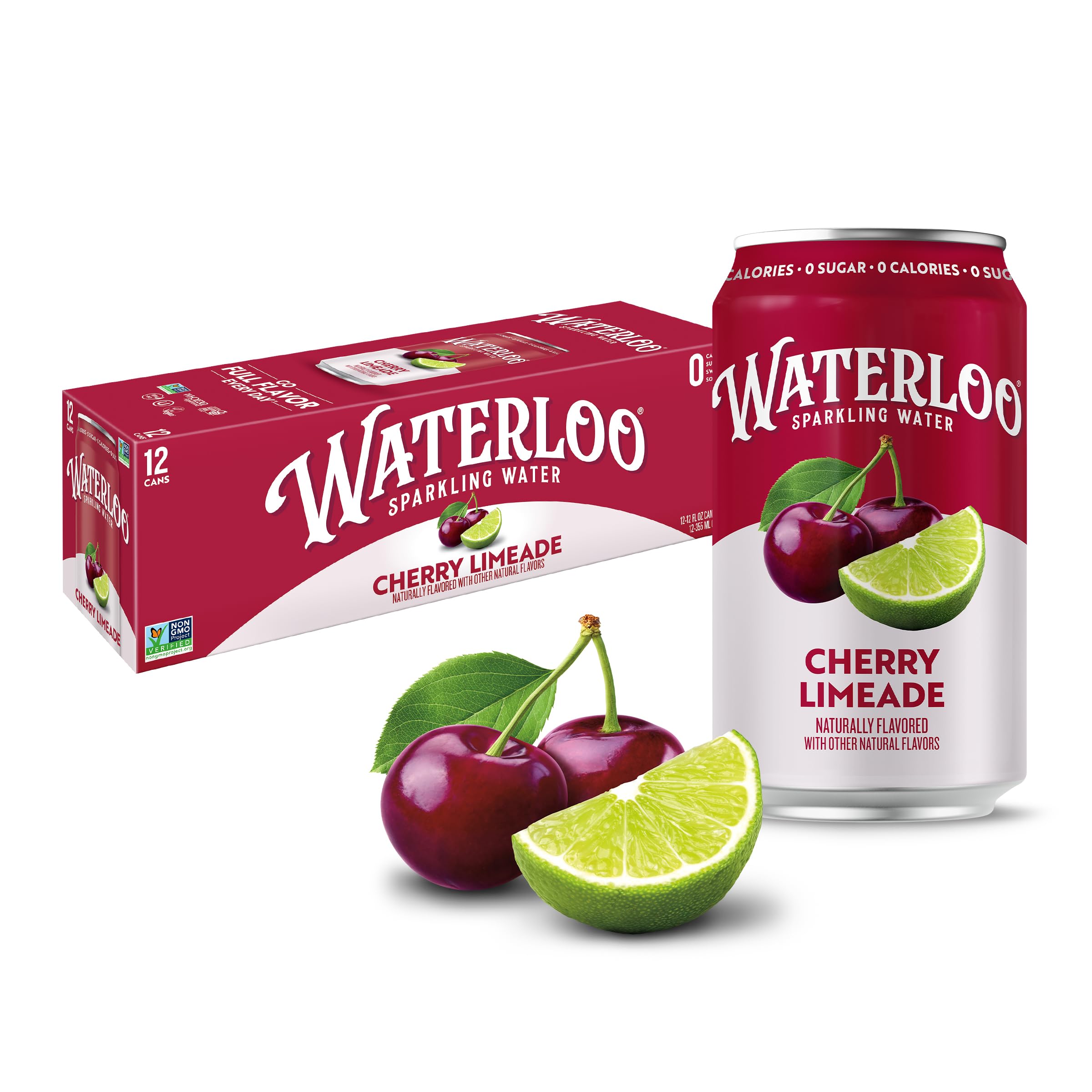 Spindrift Sparkling Water, Blood Orange Tangerine Flavored, Made with Real Sq...