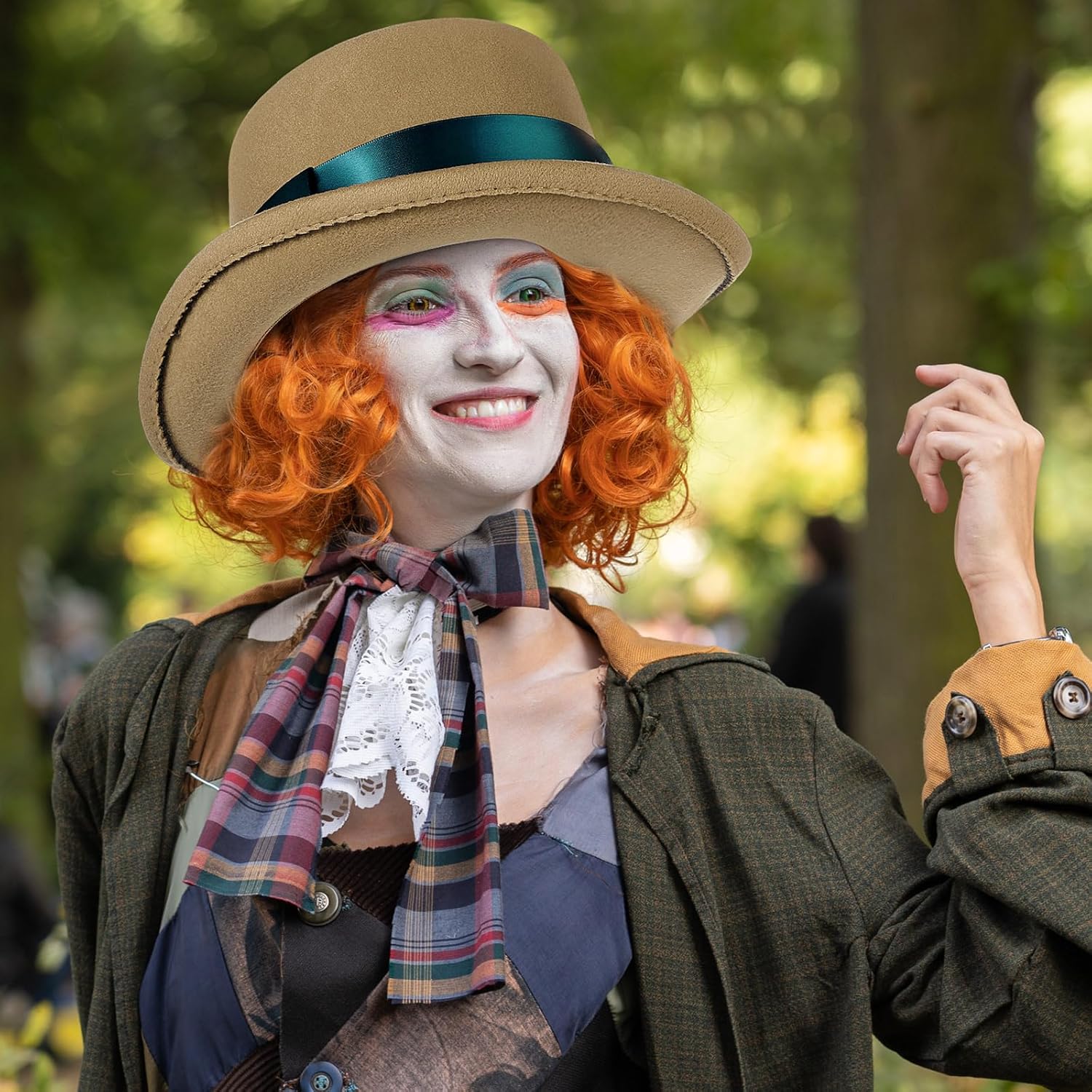 Shihanee Victorian Top Hat Circus Show Hat Cowboy Hat for Adults Halloween Cosplay DIY - Image 6