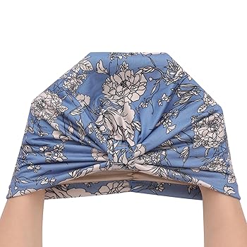 Amazon.com: ZLYC Satin Lined Hijab Cap for Women Tie Back