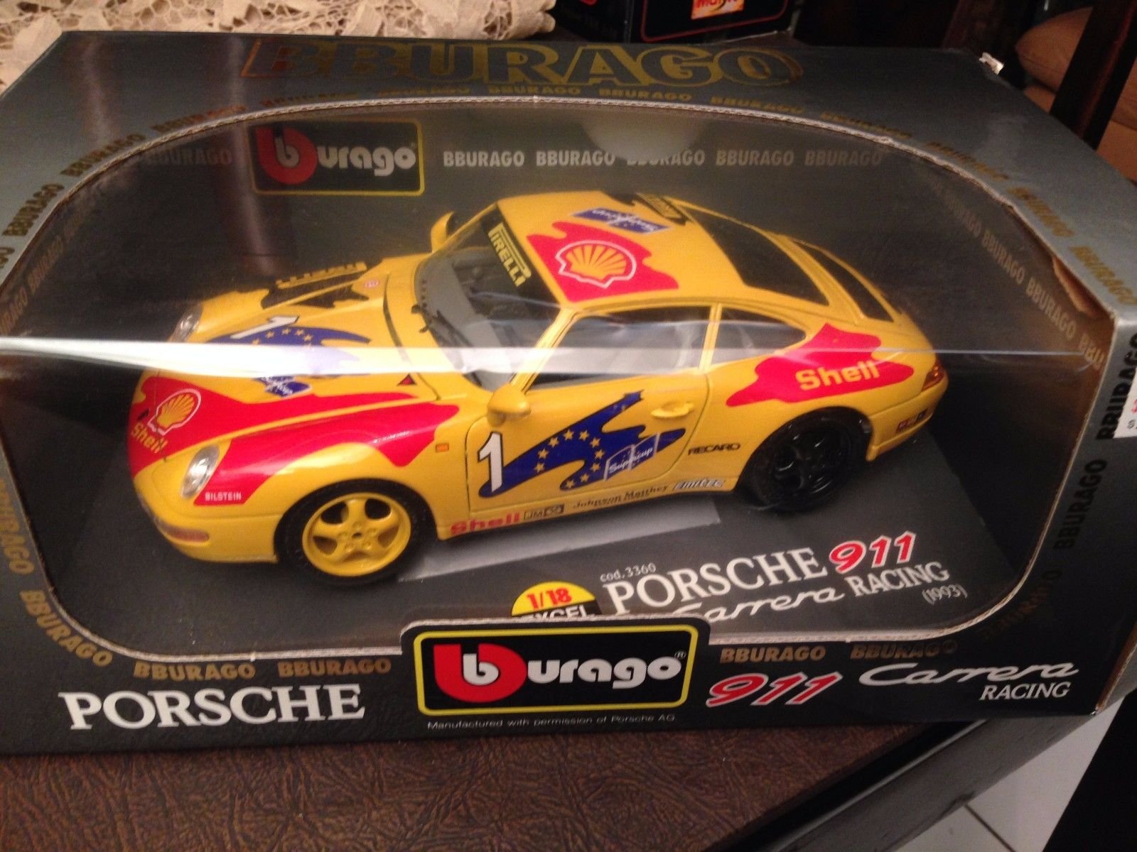 Amazon.co.jp: 1/18 PORSCHE 911 Carrera GT 1993 : おもちゃ