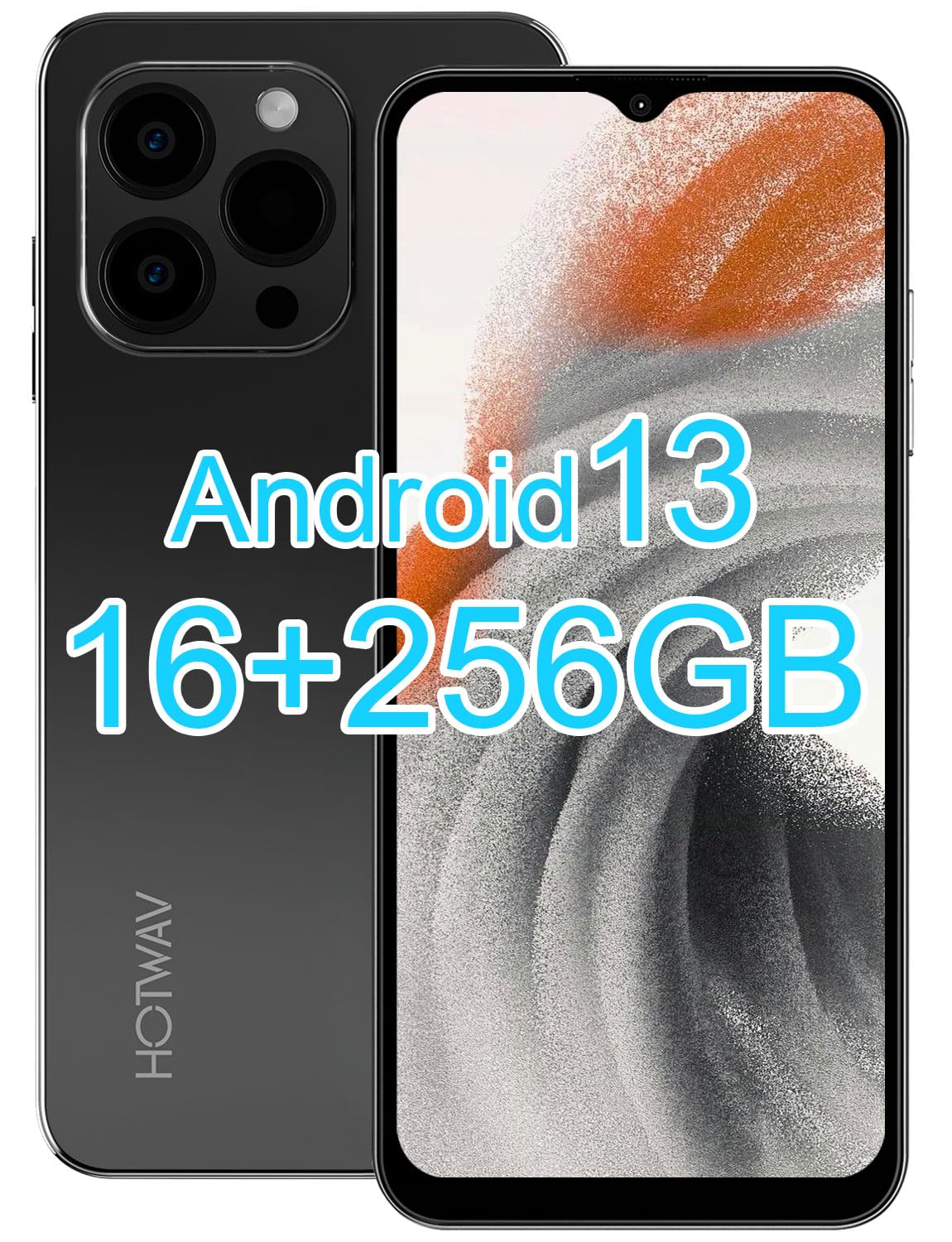 HOTWAV Note 13 Smartphone Android 13 2024 – 8+128GB/1TB TF, Batteria 5160mAh, 6.6” HD+