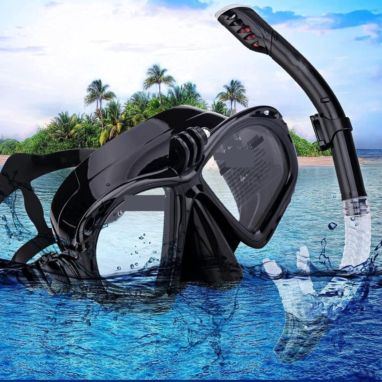 Sprzęt do Snorkelingu, Premium Snorkel Set Maska Do Nurkowania Dla Dorosłych Snorkeling Nurkowanie Gogle Pływania Dry Maska do Nurkowania