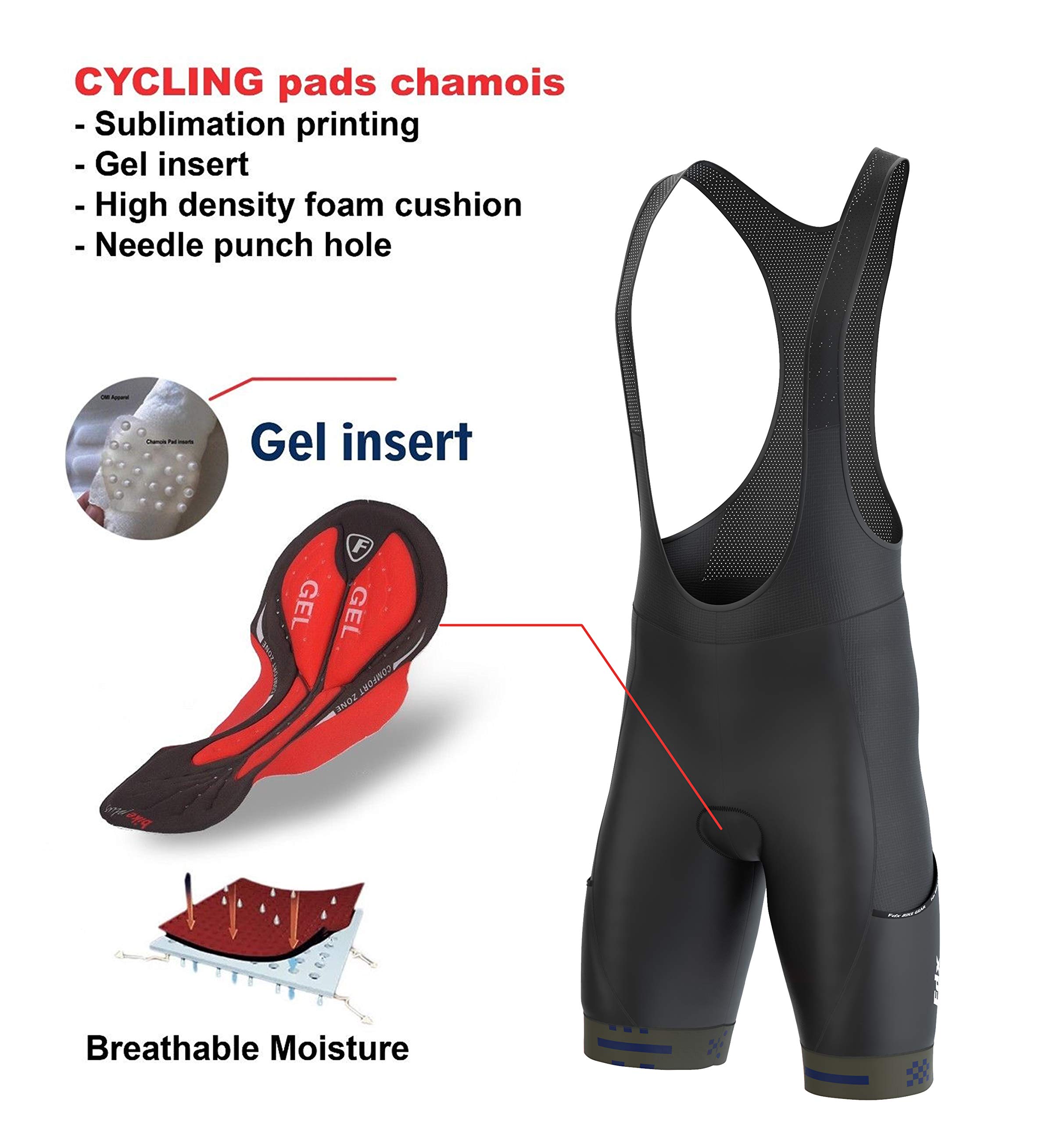 chamois padded bike shorts