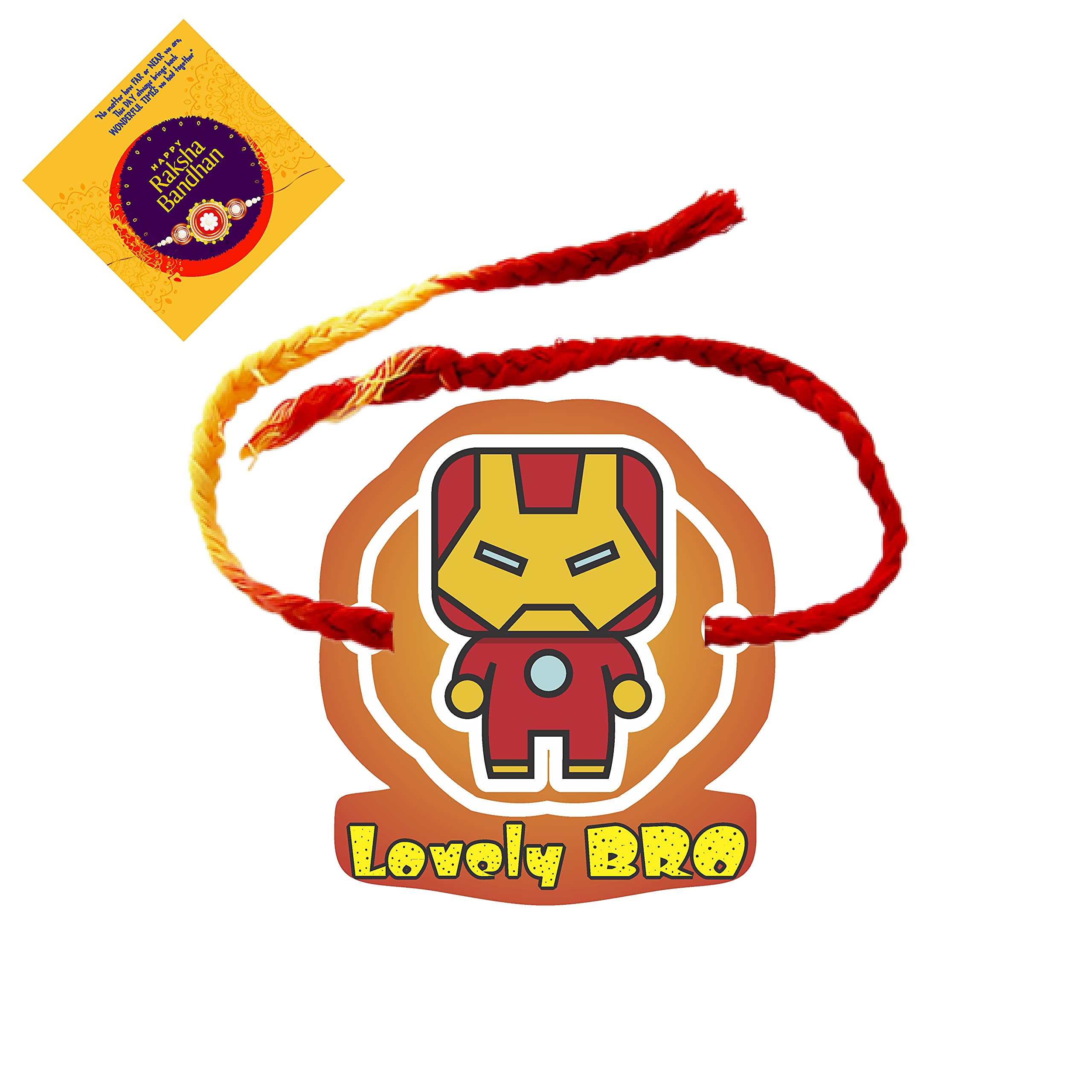 Anl Etails Acrylic Magnet Rakhi - - Iron Man - Lovely Bro Kids Rakhi for Brother with Greeting Card, Roli & Chawal (B0B53LPMKC) Amazon Price History, Amazon Price Tracker
