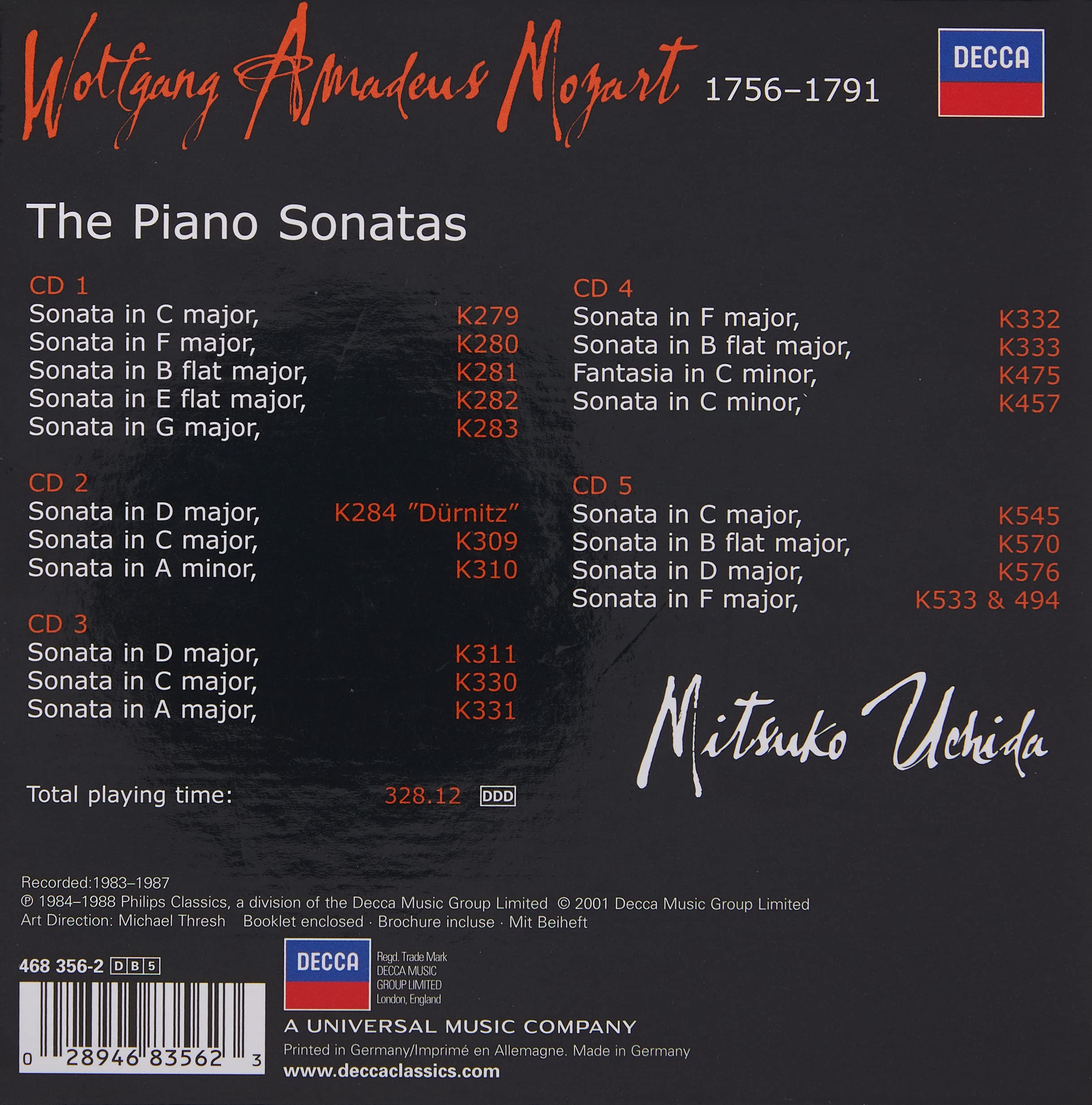 Plays Mozart Pno Sons
