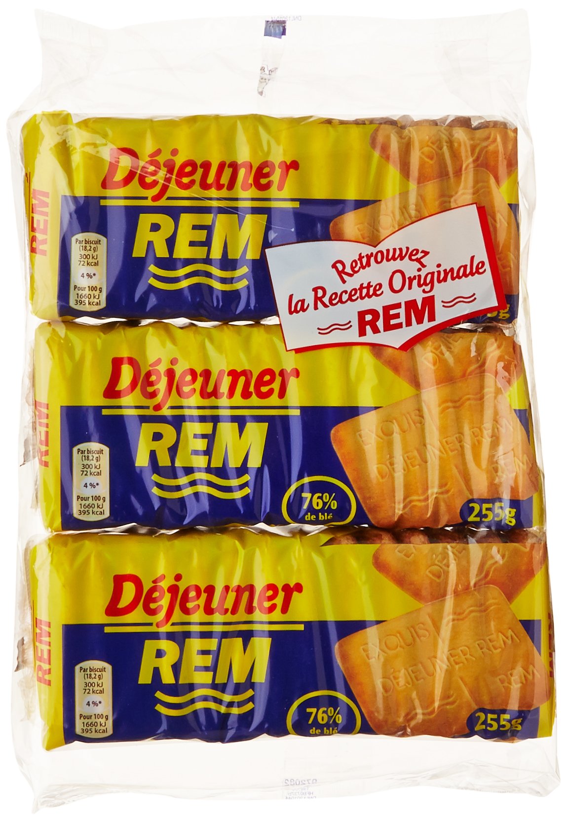 Lu Rem Biscotti per la colazione, 3 confezioni da 255 g ciascuna, 3 confezioni