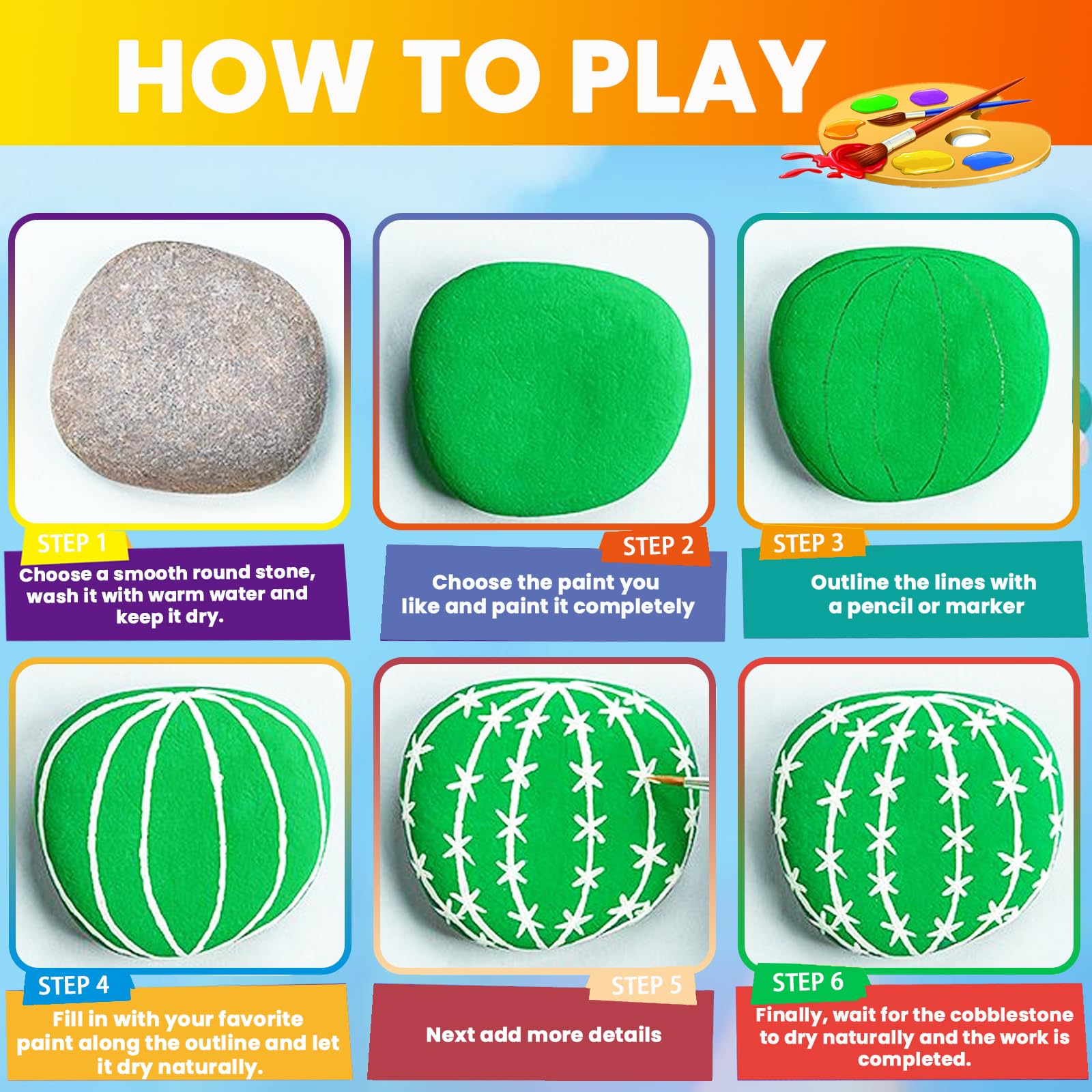 25 Pietre Piatte Per Dipingere - Ciottoli Naturali Per Arte Fai Da Te, Decorazione Giardino E Acquario - Foto 9