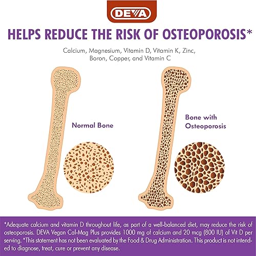 Miniatura 6 de Deva Vitaminas veganas Cal-Mag Plus Tablet, 90 unidades