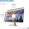 HP 27 Inch FHD Monitor | Full HD IPS LCD | Ultraslim | 75hz Refresh Rate | 300 Nits Brightness | 1000:1 Contrast Ratio | AMD FreeSync | Adjustable Tilt | 2x HDMI 1.4, 1x VGA | Silver | M27f