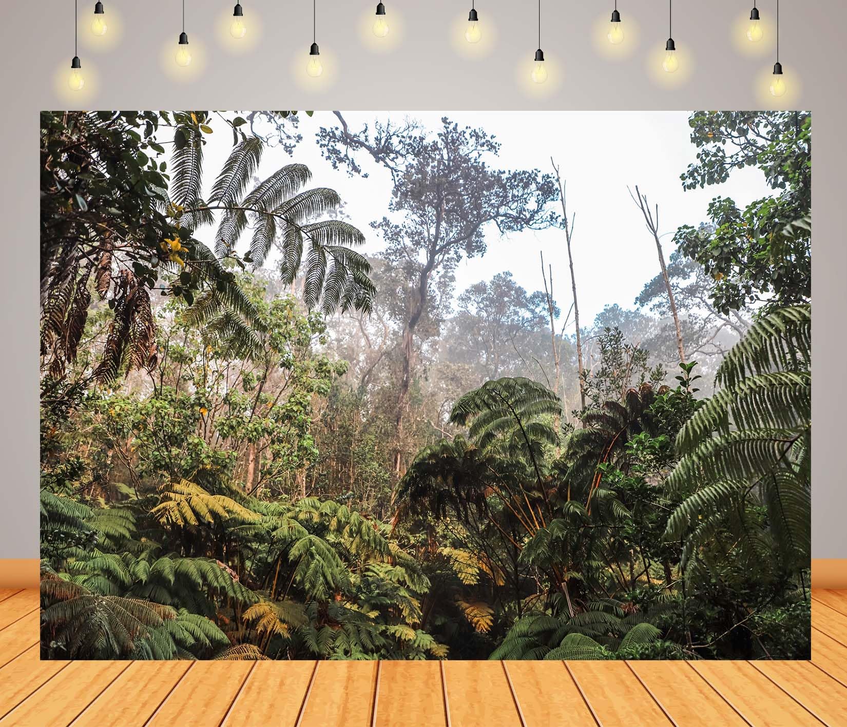 12x8FT Giungla Tropicale Felci Sfondo Fotografico