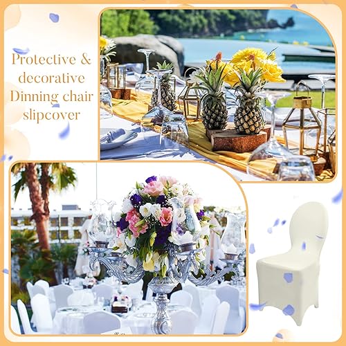Miniatura 7 de 60 fundas para sillas de boda, fundas de elastano para sillas, fundas de poliéster y elastano, plegables para bodas, banquetes, celebraciones,