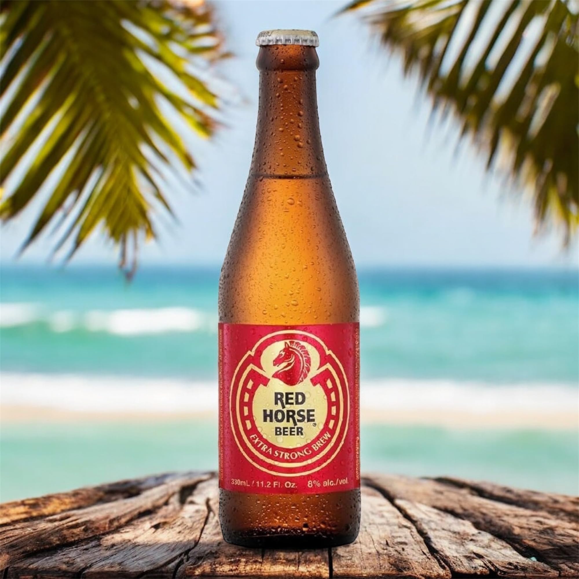6 Flaschen Red Horse aus den Philippinen mit 8% Alc Starkbier. Wir führen auch Pakete zu 12 und 24 Flaschen. (6)