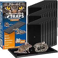 Vista 14 de LULUCATCH, trampas para ratones, 6 unidades de trampas grandes de pegamento para interiores para el hogar, tablas de pegamento a granel pre-cebadas