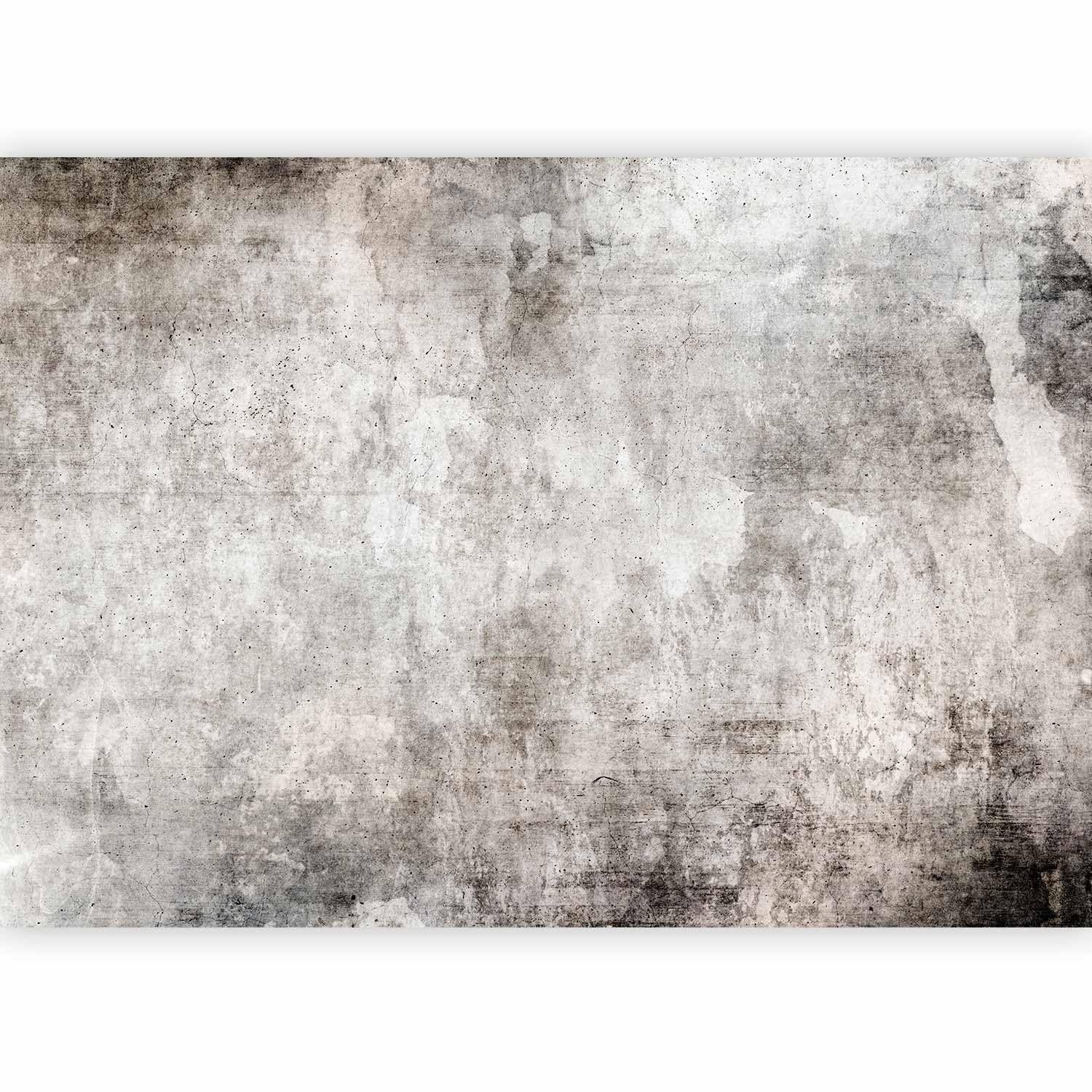 murando Photo Wallpaper Concrete 100x70 cm / 40"x28" Non-Woven Premium Art Print Fleece Wall Mural Decoration Poster Picture Design Modern Stone Wall Structure Grey a-A-10181-a-c — image 1