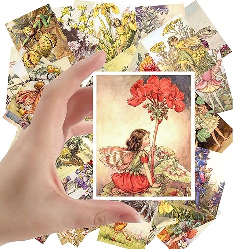 Miniatura 16 de Pegatinas grandes (24 piezas de 2.5 x 3.5 pulgadas) Poemas Vintage Book Grabado Ilustración