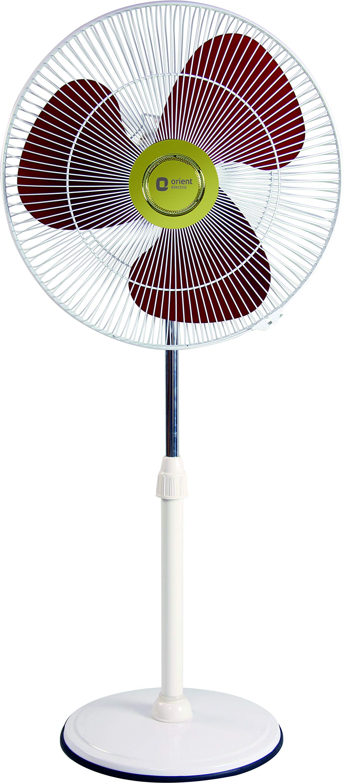 metal blade Mini Stand Fan Maroon 