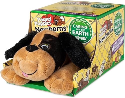 Miniatura 6 de Pound Puppies Peluche para recién nacidos, ángel, bronceado y negro, respetuoso con el medio ambiente