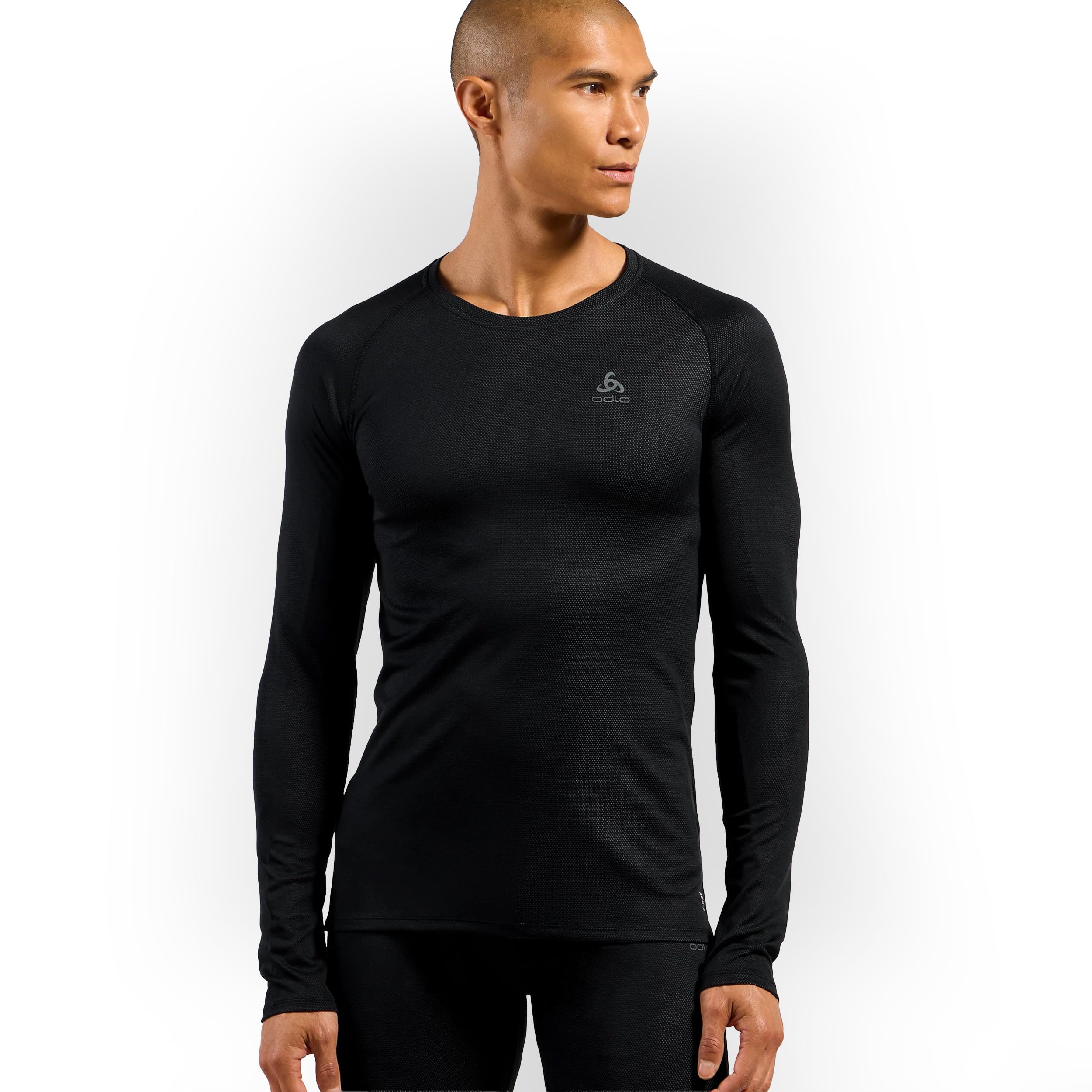 Odlo Unterhemd Herren Langarm Active F-Dry Light I Funktionsshirt I Funktionsunterwäsche Langarm Sportunterhemd I Herren