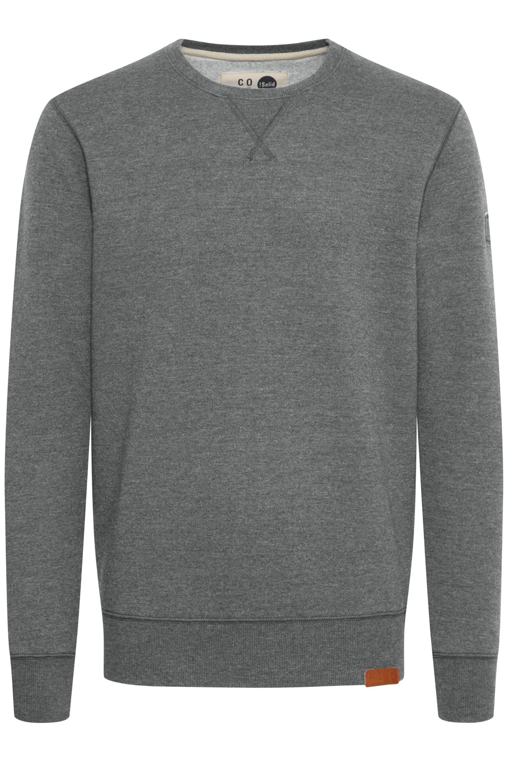 !Solid SDTrip O-Neck Herren Sweatshirt Pullover Sweater mit Rundhals-Ausschnitt Rippbündchen Baumwollmischung Regular fit