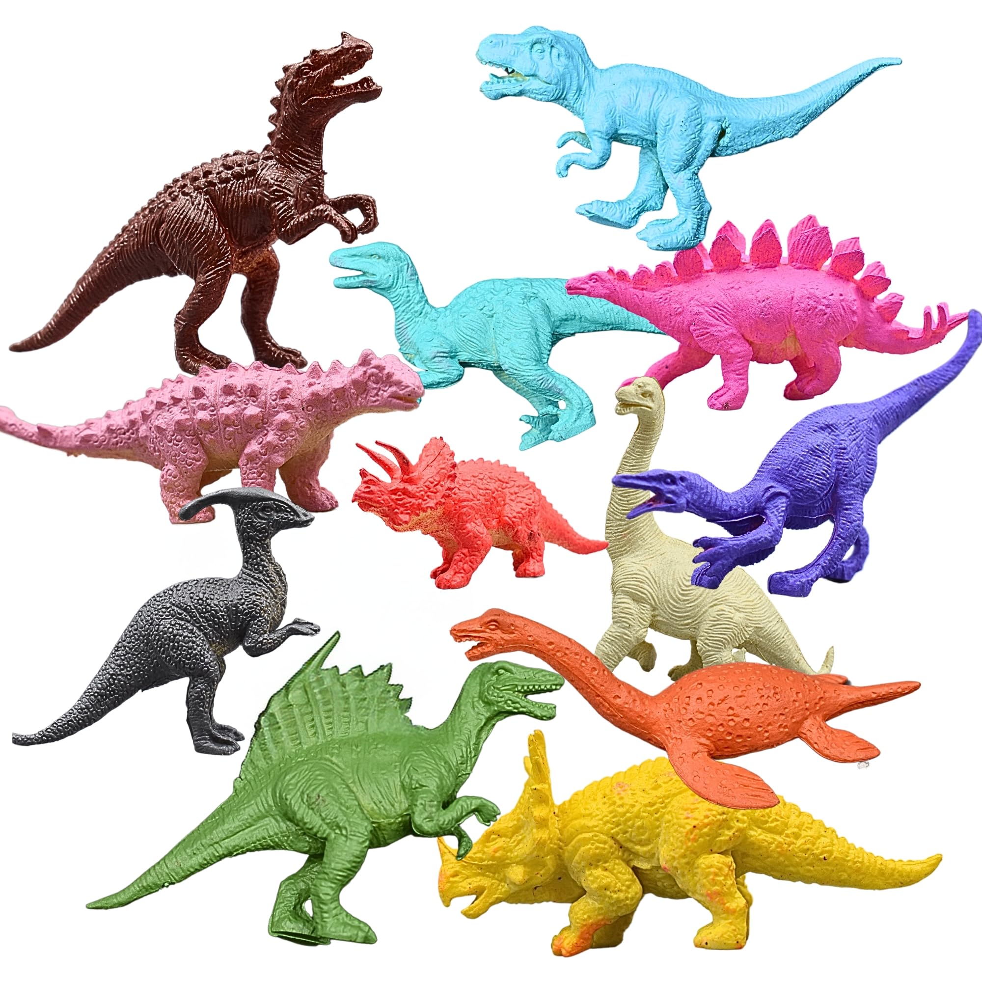 MASIPICKS Cartoon Animal,Dinosaur Figures Set for Kids,Dinosaur Animal Play Set (10 cm Length Toy) - Assorted Size (Pack of 12 Assorted Dinosaur Animal Toys) - Thermoplastic Rubber (B0DBGDBB1V) Amazon Price History, Amazon Price Tracker