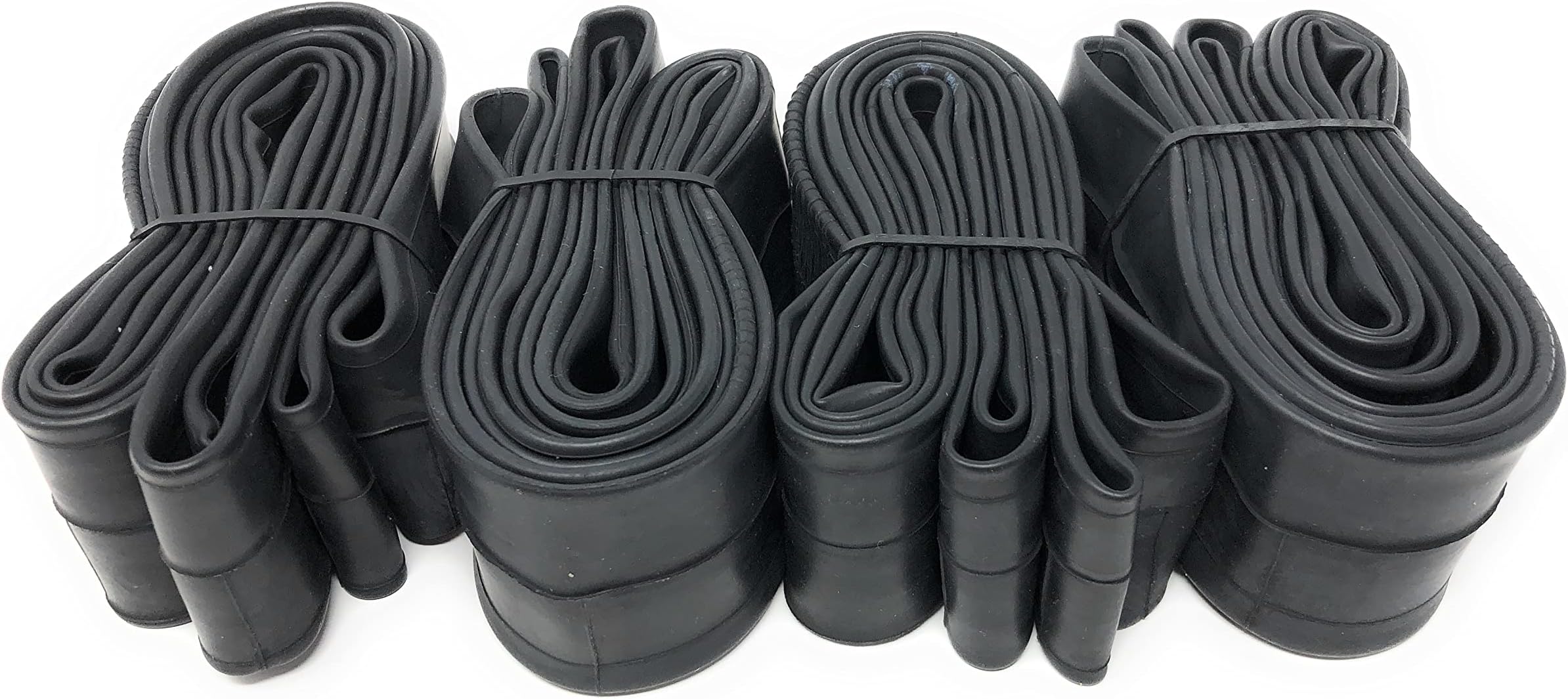 VeloTubes Mountain Bike Inner Tubes - 4 Pack-Select Your Size (26", 27.5", 29"), Schrader Valve, Mountain Bicycle Tubes