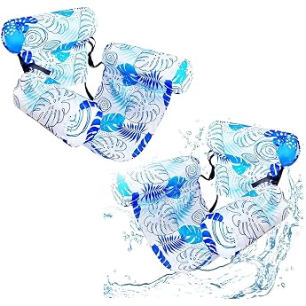 Pack of 2 Inflatable Water Pool Air Mattress for Adults Pool Float with Seat and Backrest Inflatable Pool Swimming Seats Pool Lounge Chair Swimming Chair for Parties Summer 76 x 40.5 x 60.9 cm