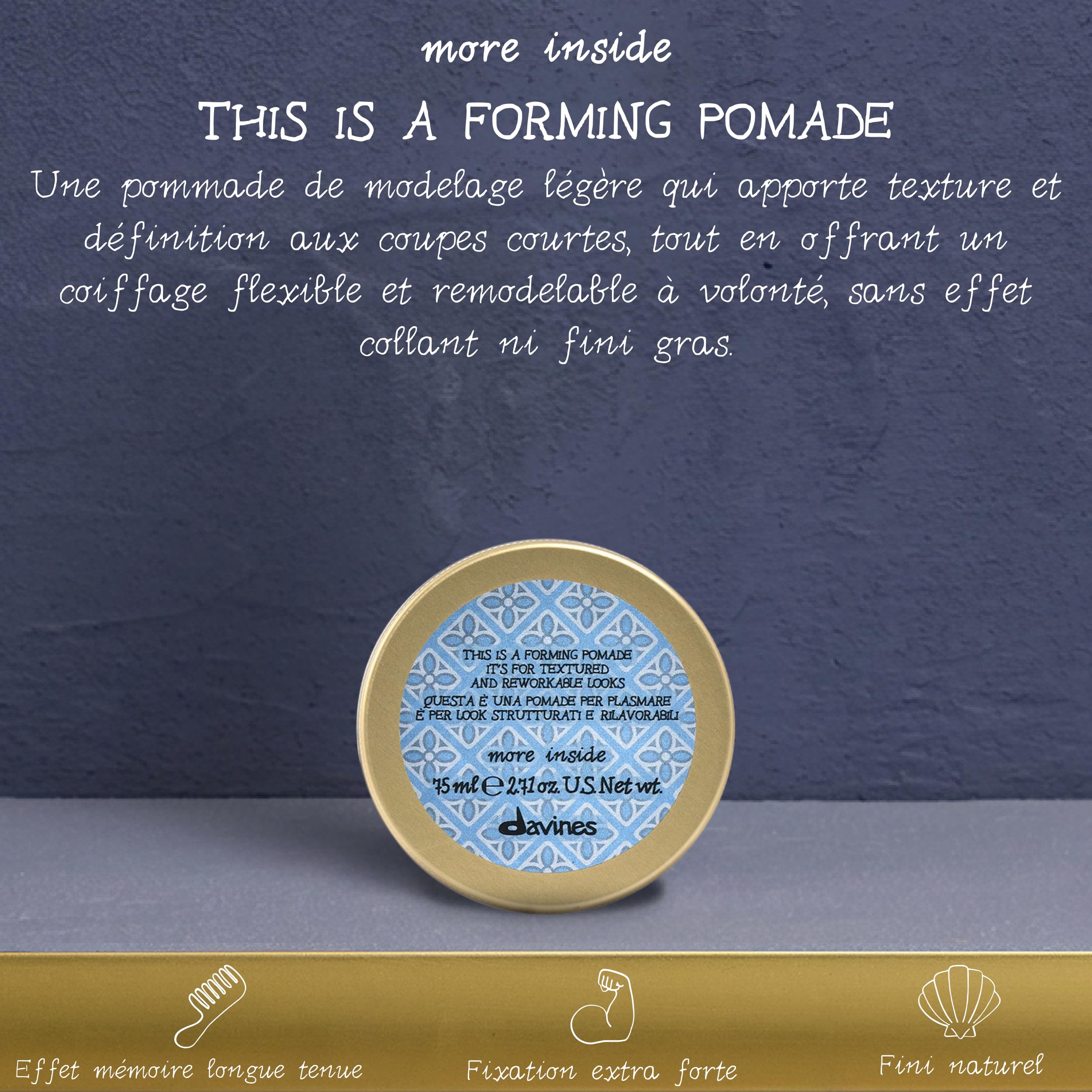 DAVINES - Forming Pomade Davines 75 ml
