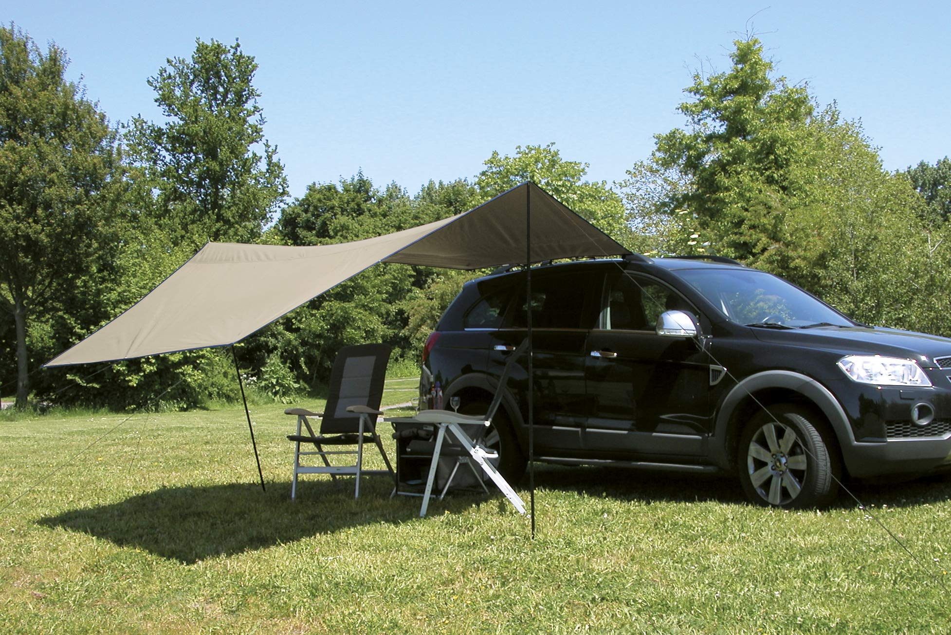 Euro-Trail Campingbedarf Tarp Carside 37326 by Eurotrail : Sports & Outdoors
