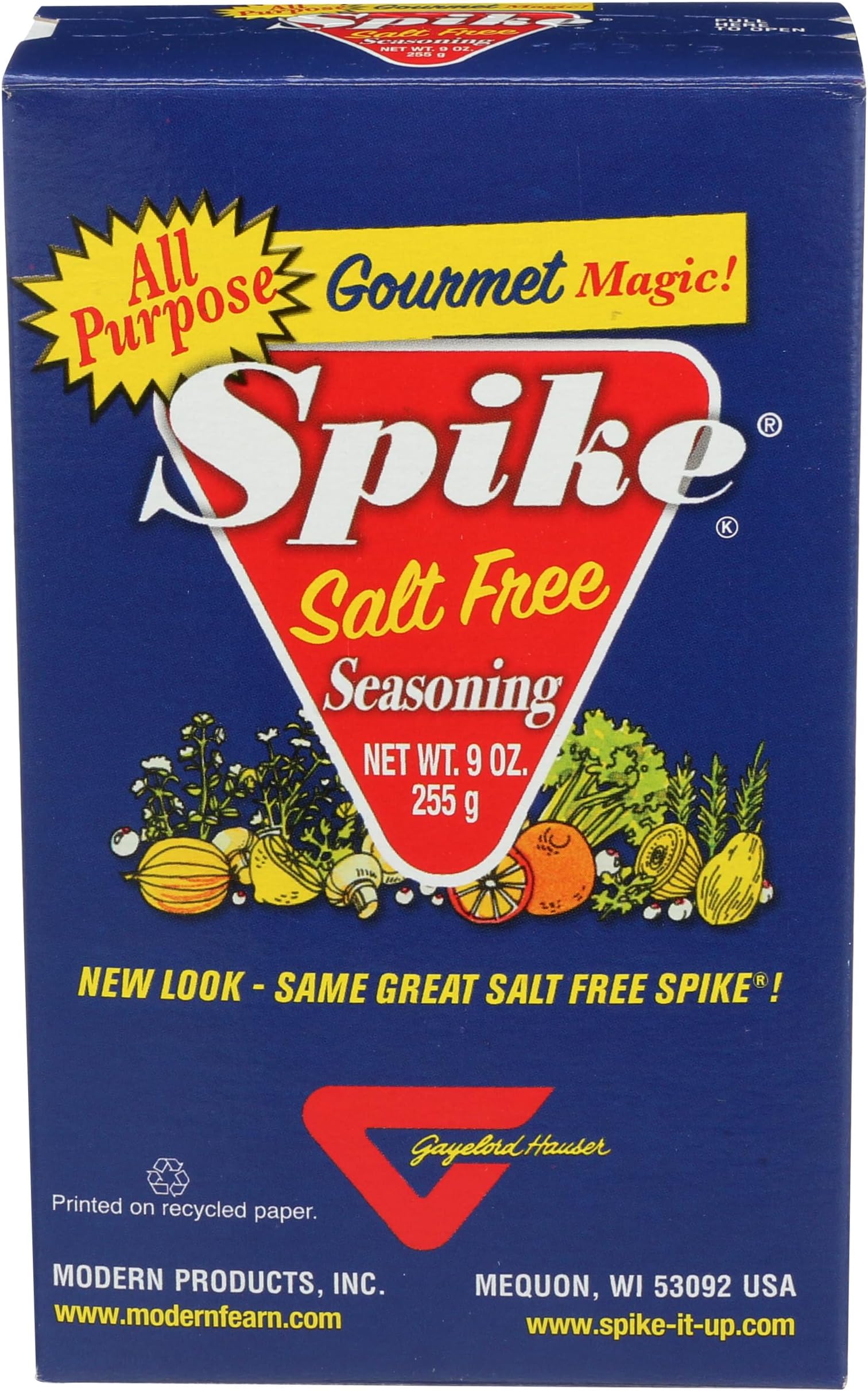 Spike Seasoning Gaylord Hauser 9 oz Packet