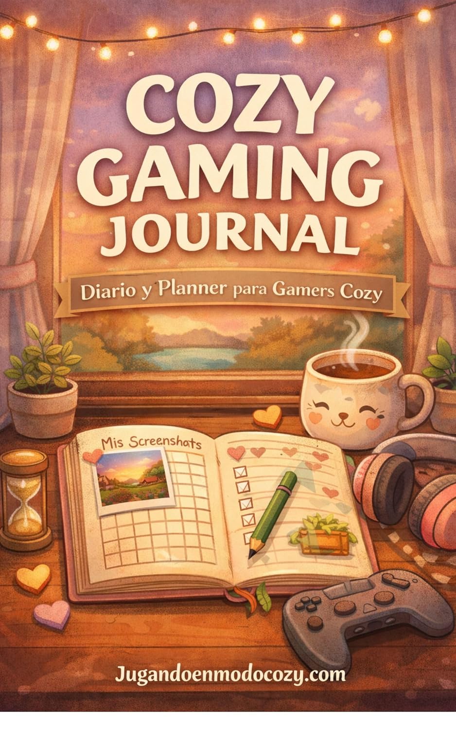 Cozy Gaming Journal: Diario y Planificador para Gamers de Alma Tranquila (Spanish Edition)      [Print Replica] Kindle Edition