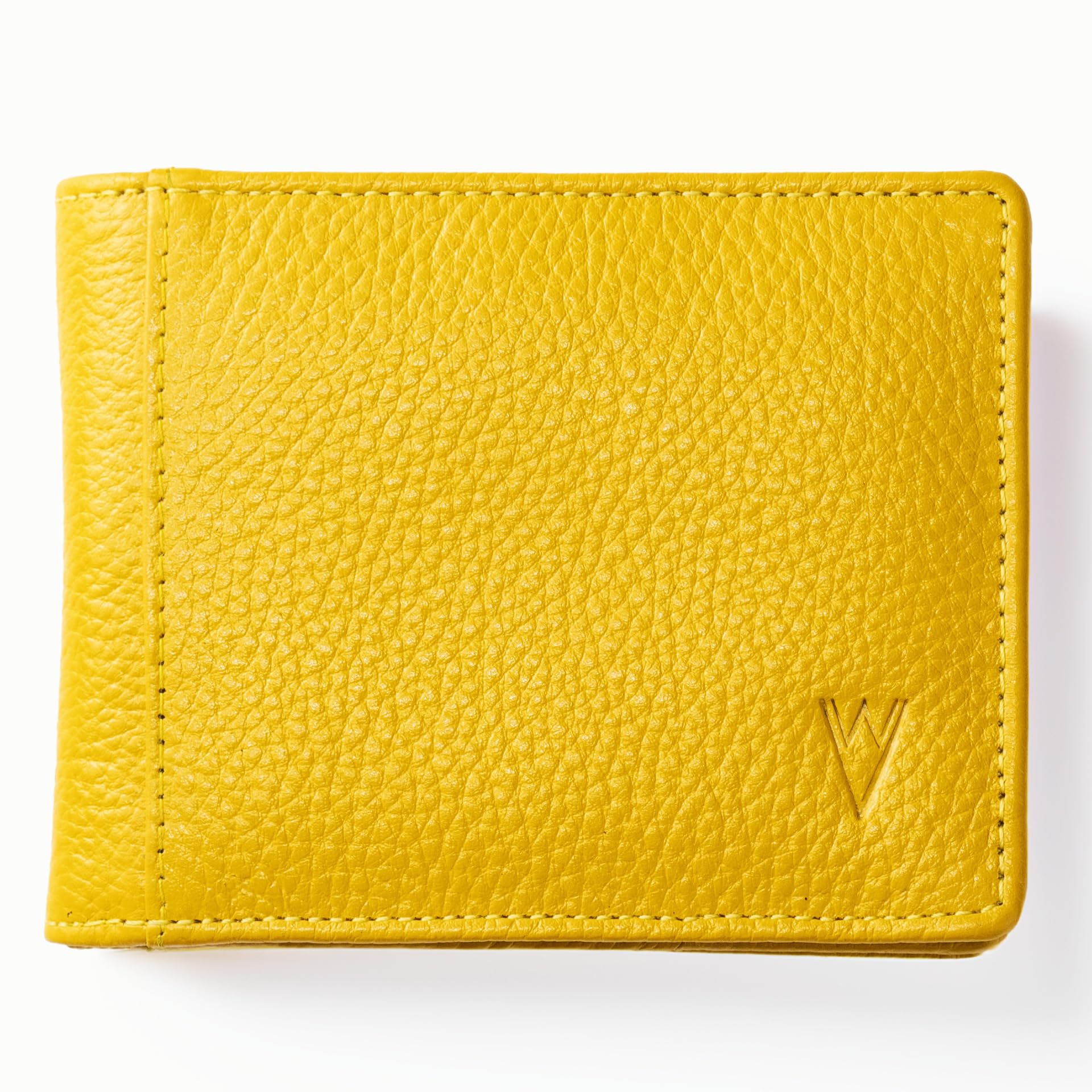 Yellow Leather Wallet for Men | RFID Blocking Mens Wallet | Ultra Strong Stitching | 8 Card Slots I 2 Currency Holders I Wallets Men Leather | 6 Months Warranty-image-14