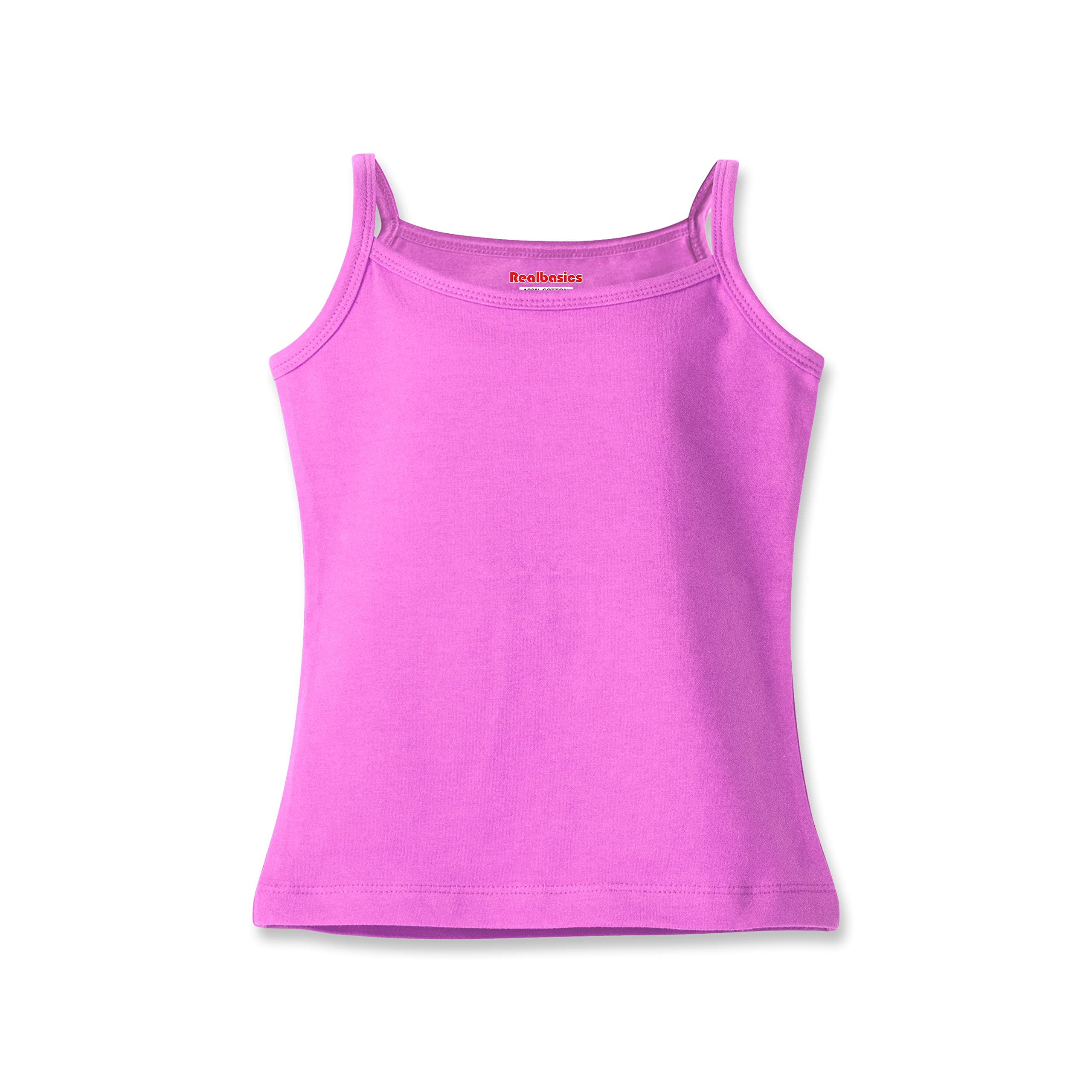 Real Basics Girl Cotton Fitted Camisole (RB-G-SLIP-P5-9-10Years-Set7_Multicolor_9 Years-10 Years) - Image 6 thumbnail
