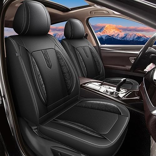 AOMSAZTO Fundas de asiento de automóvil para Mazda CX-5 2013-2024, juego completo de fundas de asiento de automóvil de cuero, protector de asiento