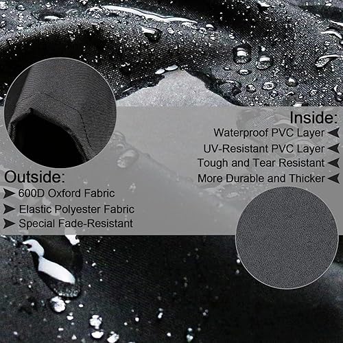 Miniatura 5 de Cubierta para parrilla GC7000 para ahumado, hueca 4 en 1, combo Grill PS9900 PS9900-SY18 47180T, Pit Boss Memphis Ultimate Grill Cover para