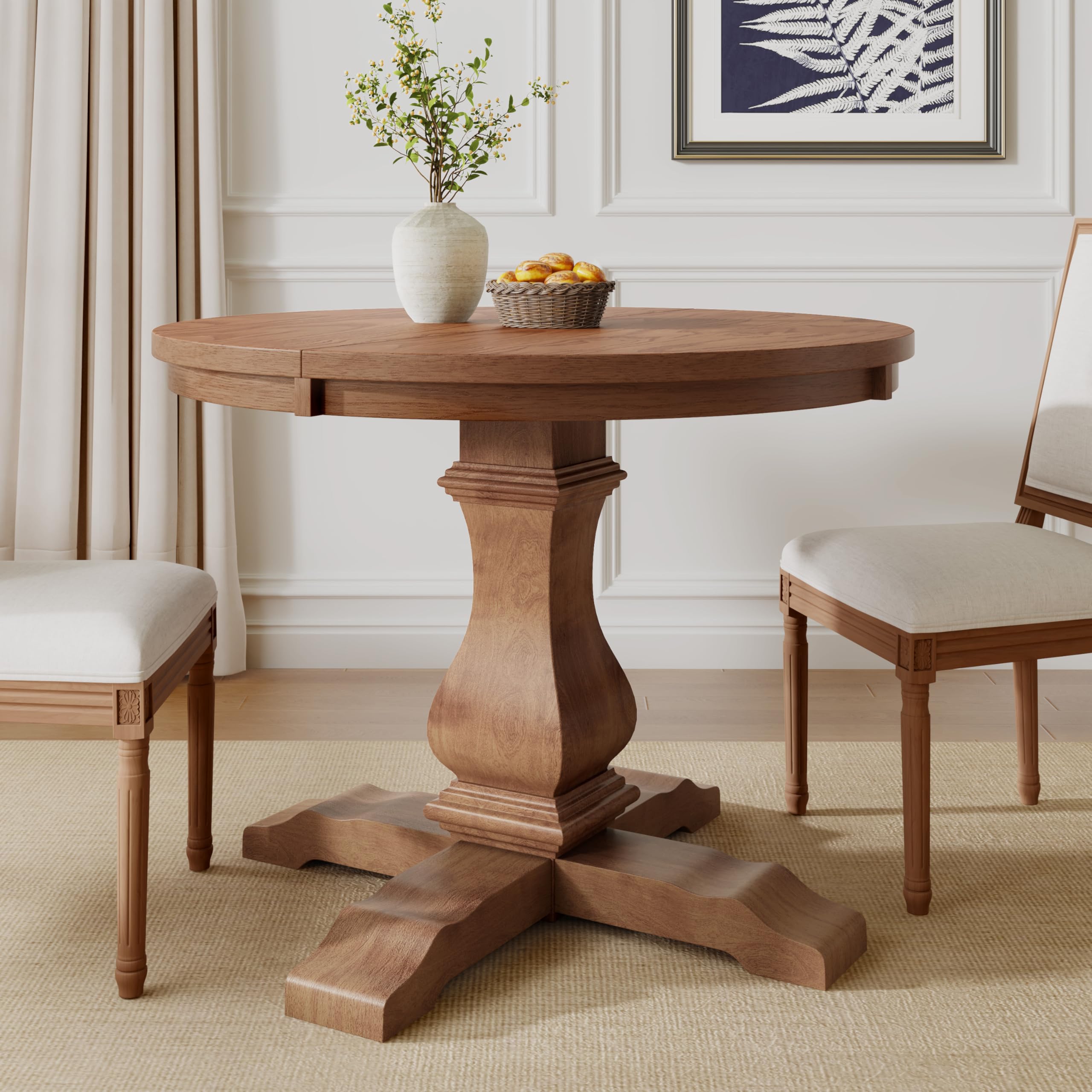 Photo 1 of *Missing pedestal* Christopher Knight Home Tokin Extendable Dining Table