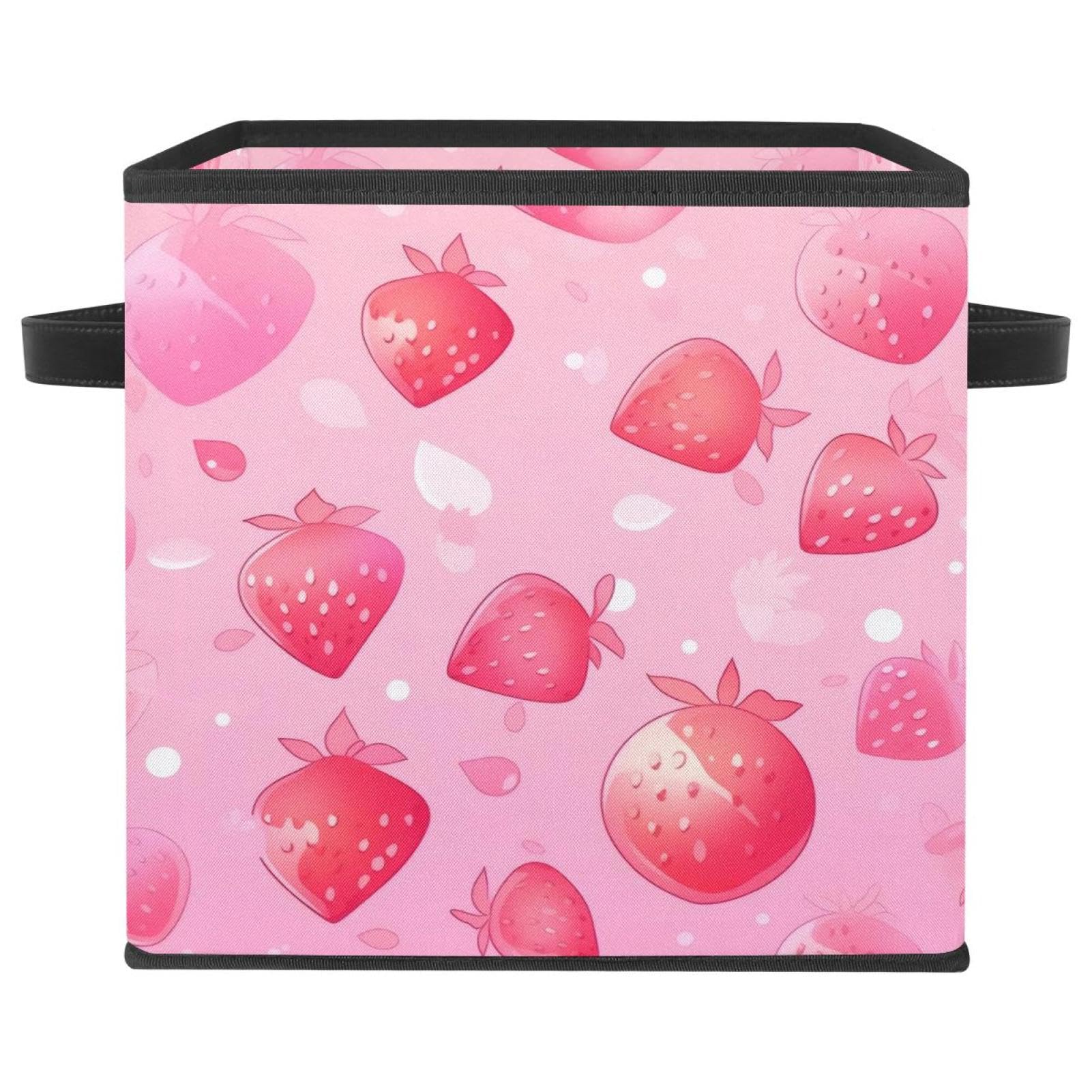 Panier de rangement rose pour étagères et dressing ordonné