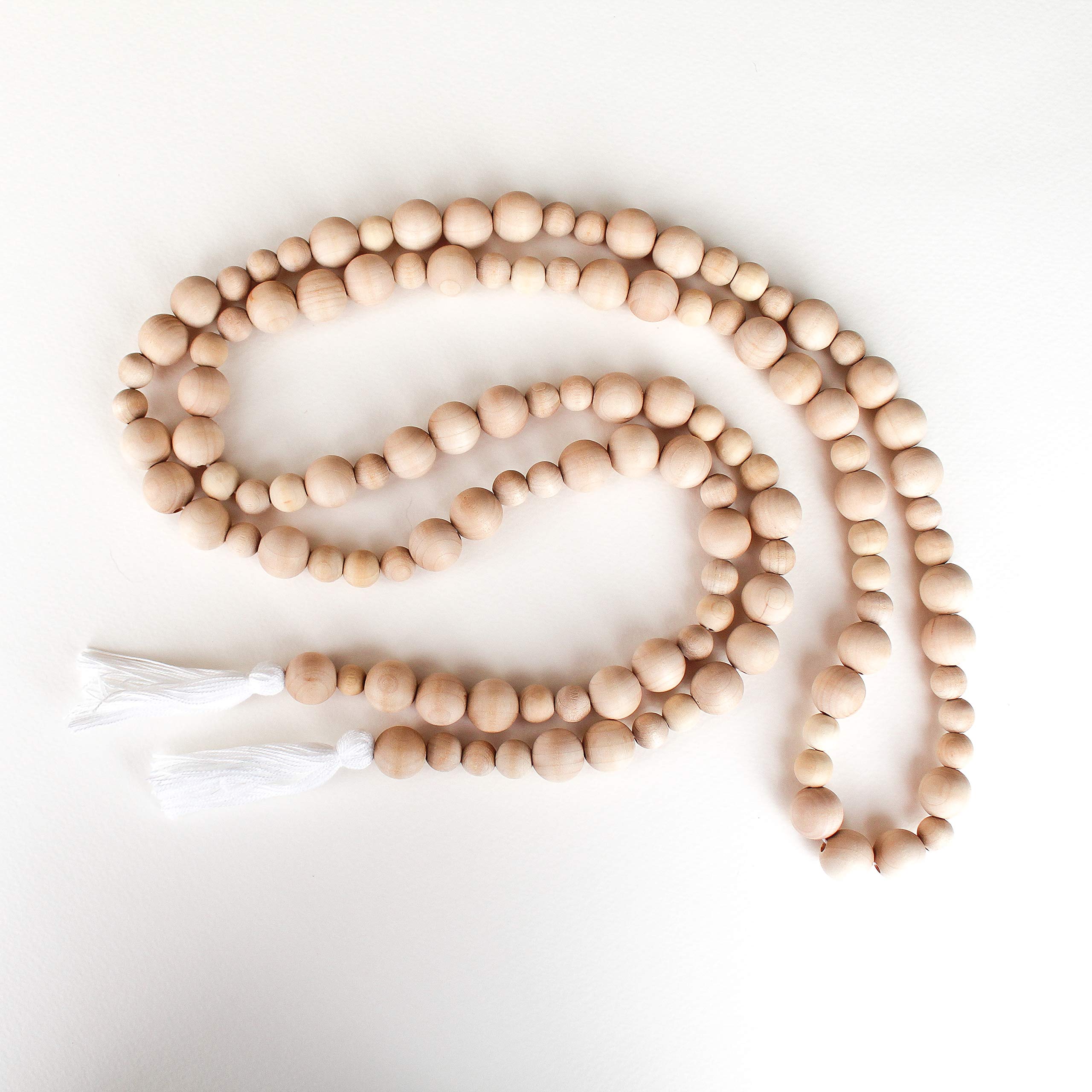 6 Ft. Wooden Bead Garland