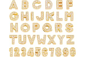 AUEAR Croc Letters: Personalize Your Look with Sparkling Rhinestones
