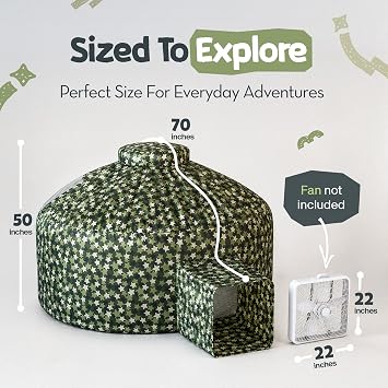 Air Tent for Kids, Toddler Tents Indoor 77 x 50 in - Forest Den