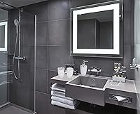 Vista 4 de YCOCO 6 accesorios de baño de plástico, incluye soporte para cepillo de dientes, vaso para cepillo de dientes, dispensador de jabón, jabonera