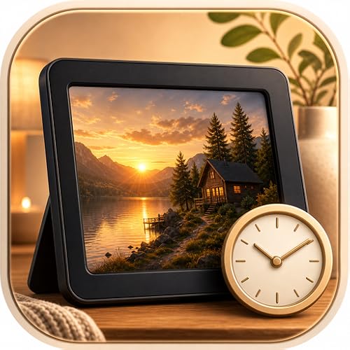 Digital Photo Frame - Slideshow Clock
