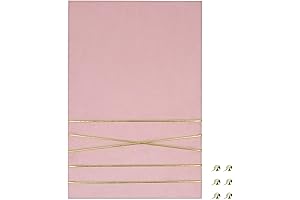 Navaris Fabric Covered Bulletin Board: 12'' x 17'' Velvet Memory Board to...