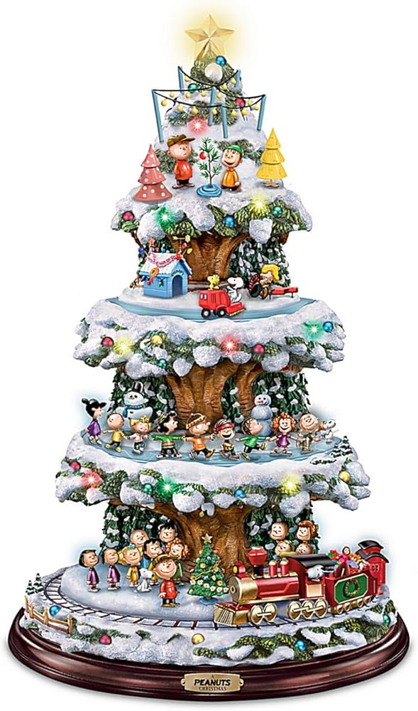 Bradford exchange peanuts christmas tree Clearance