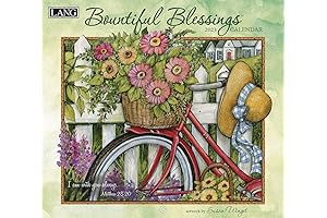 LANG Bountiful Blessings 2023 Wall Calendar With Erin Condren Design