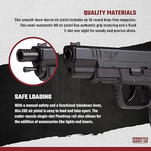 Miniatura 4 de Springfield Armory XDE CO2 Pistola BB (XDE) (XDE)