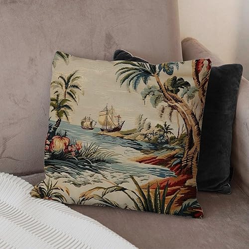 Miniatura 8 de Funda de almohada Moore Manor Antigua Chinoiserie Coral Peony Chic Asian Accent Funda de almohada Retro Decorativa Fundas de cojín Decoración del