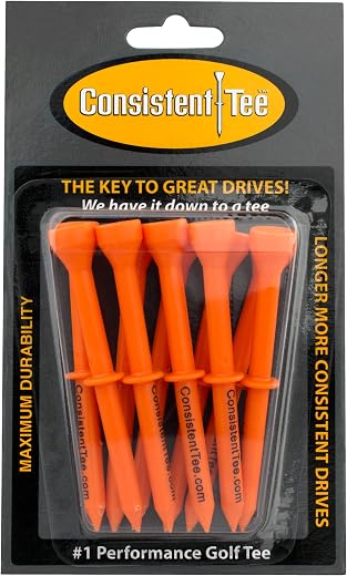 Biodegradable Beveled Golf Tees 3.25 Inch 10-Pack