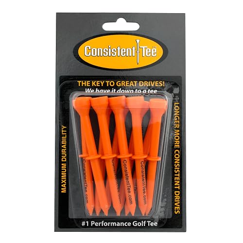 Consistent Tee Beveled Biodegradable 3-1/4" 10-Pack Tees