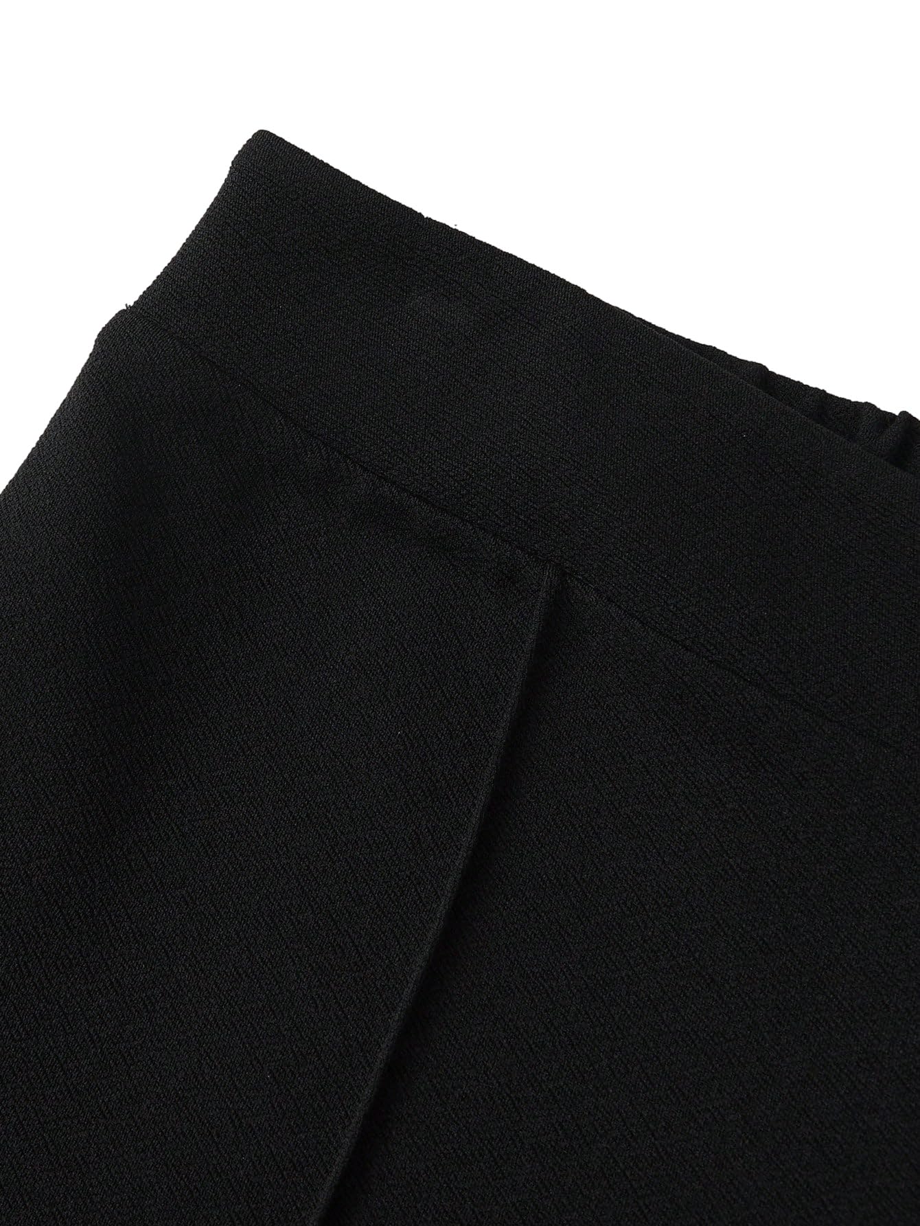 SweatyRocks Pantaloni da donna eleganti pantaloni a gamba larga pantaloni da donna con elastico in vita, pantaloni pieghevoli, alla moda autunnale, per il tempo libero