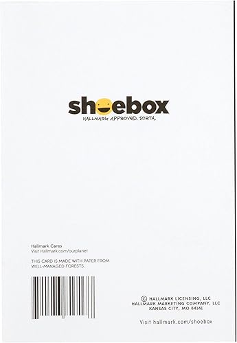 Miniatura 8 de Hallmark Shoebox 1399RZG1000 - Tarjetas divertidas de cumpleaños (5 tarjetas con sobres), con retraso, 5 tarjetas